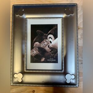 Mickey Mouse photo frame pewter